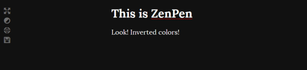 ZenPen Inverted Colors